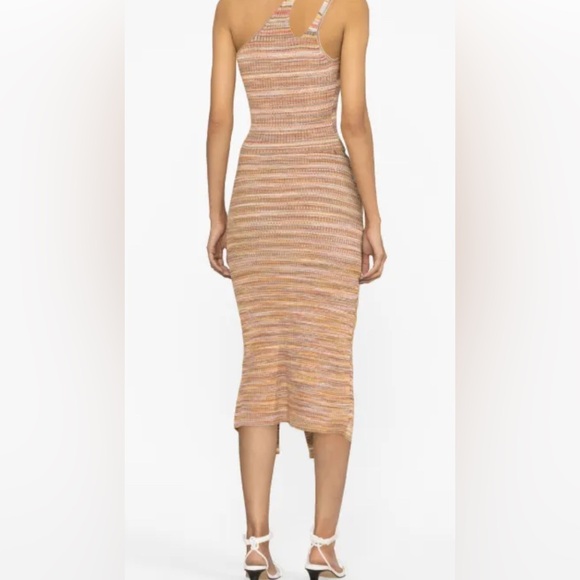 NWT Jonathan Simkhai Coral Space Dye Midi Skirt - Picture 7 of 7